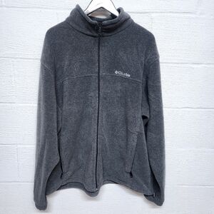 Columbia Gray XXL Full Zip Fleece Jacket
